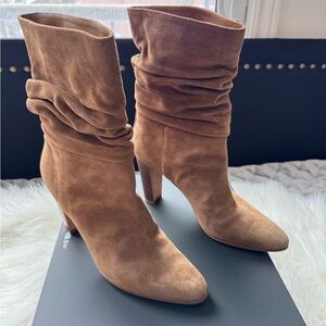 Manolo Blahnik Suede Tan Women's Boots